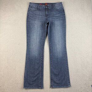 Sasson Jeans Size 10 VTG Bootcut Boogie Embellished Flap Pockets High Rise Denim